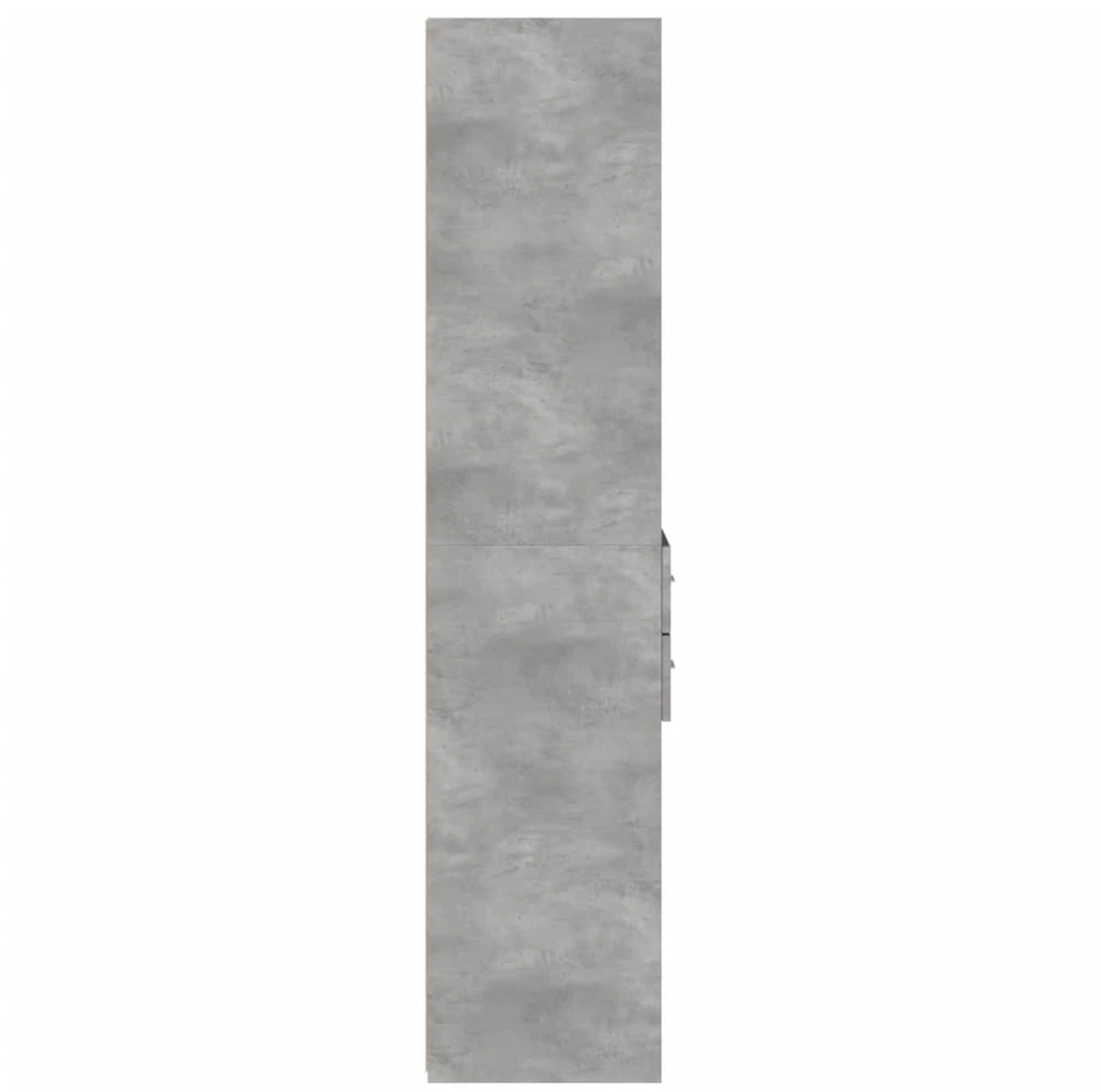 Komoda, betono pilkos spalvos, 40x42,5x185cm, apdirbta mediena