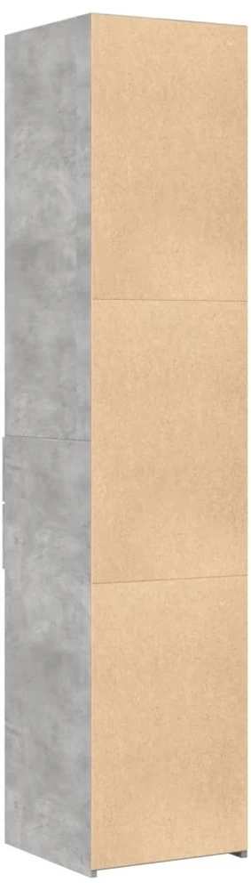 Komoda, betono pilkos spalvos, 40x42,5x185cm, apdirbta mediena