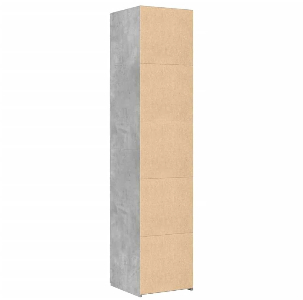 Komoda, betono pilkos spalvos, 40x42,5x185cm, apdirbta mediena