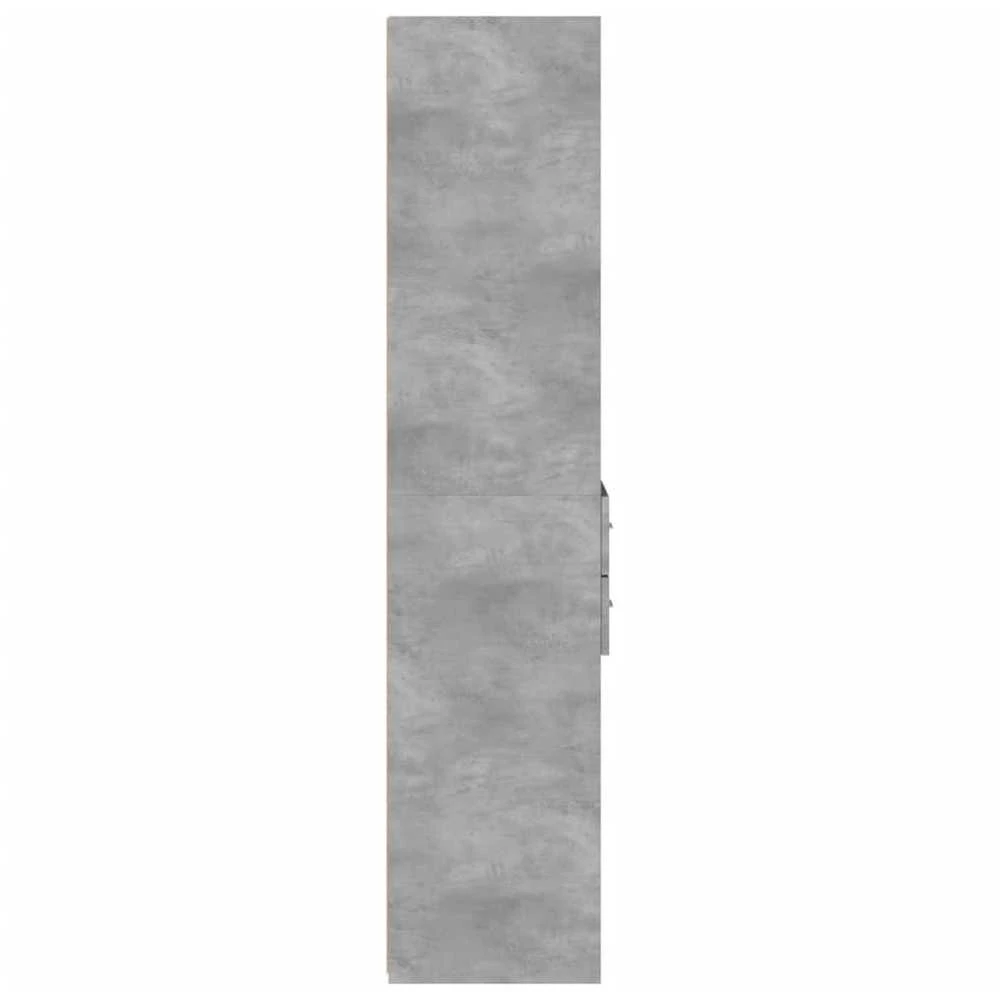 Komoda, betono pilkos spalvos, 40x42,5x185cm, apdirbta mediena