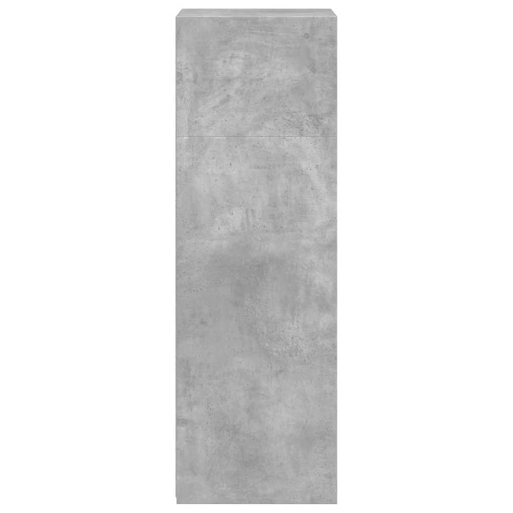 Komoda, betono pilkos spalvos, 45x41x124cm, apdirbta mediena