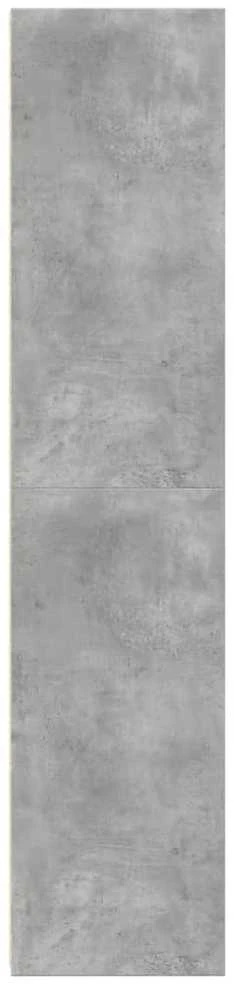 Komoda, betono pilkos spalvos, 45x41x185cm, apdirbta mediena