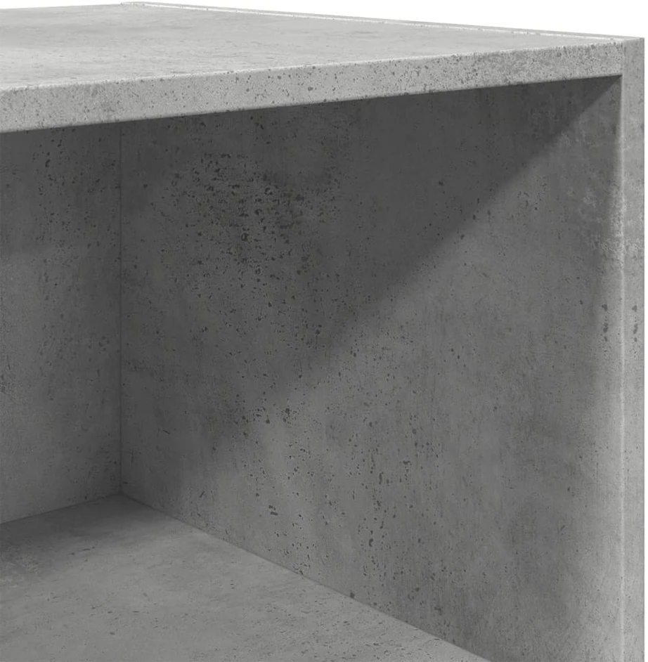 Komoda, betono pilkos spalvos, 45x41x185cm, apdirbta mediena