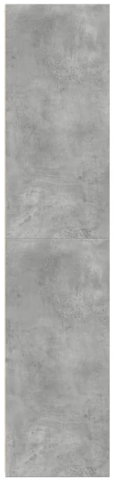 Komoda, betono pilkos spalvos, 45x41x185cm, apdirbta mediena