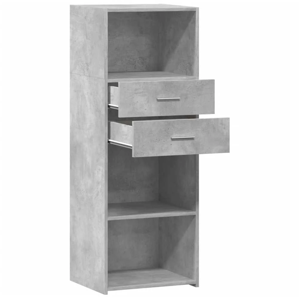 Komoda, betono pilkos spalvos, 45x42,5x124cm, apdirbta mediena