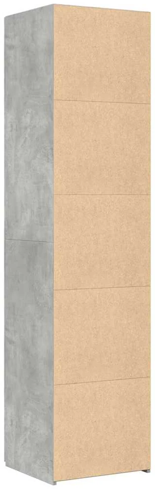 Komoda, betono pilkos spalvos, 45x42,5x185cm, apdirbta mediena