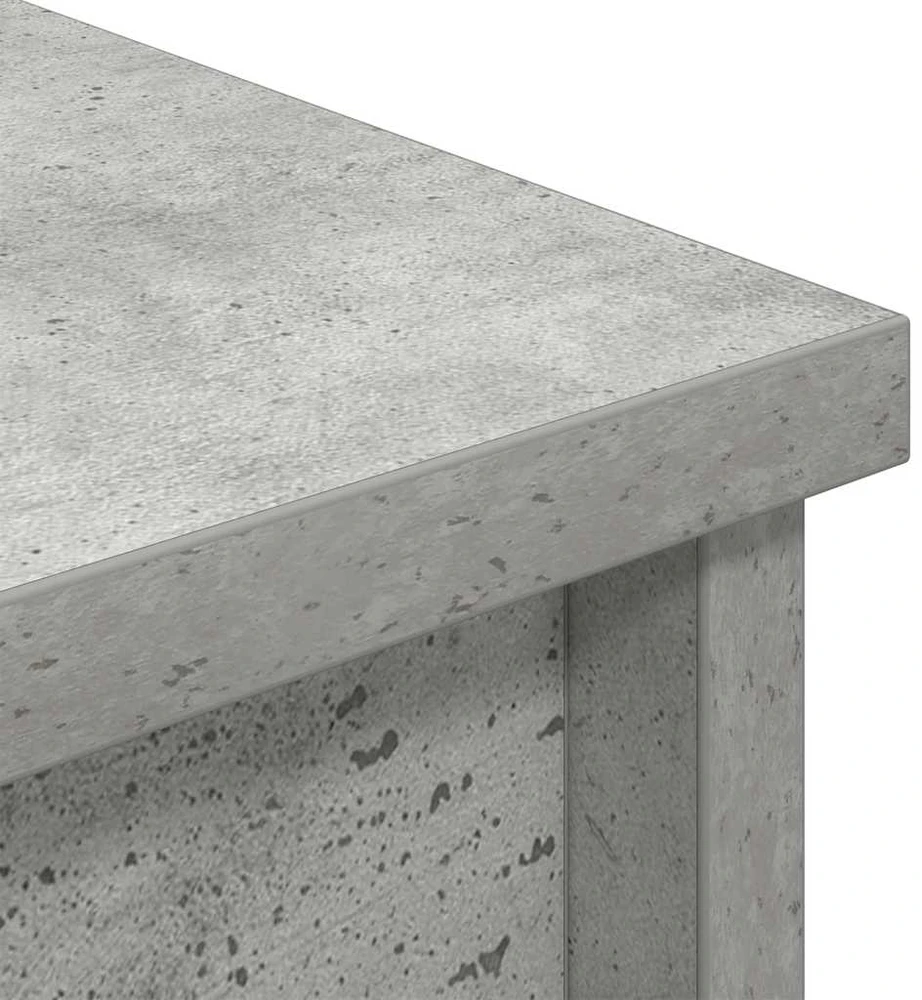 Komoda, betono pilkos spalvos, 50x35x180 cm apdirbta mediena