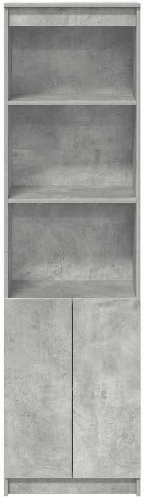Komoda, betono pilkos spalvos, 50x35x180 cm apdirbta mediena