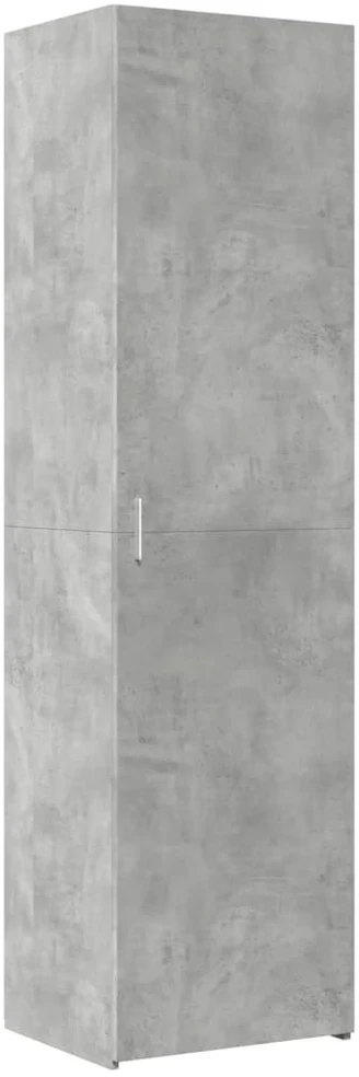Komoda, betono pilkos spalvos, 50x42,5x185cm, apdirbta mediena