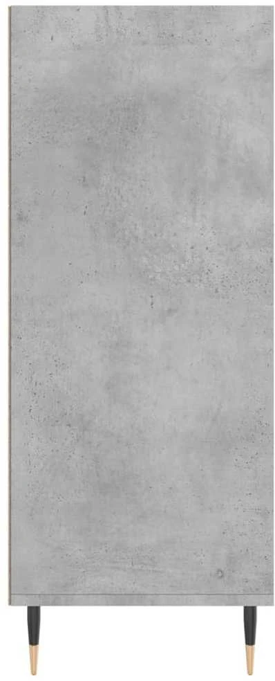 Komoda, betono pilkos spalvos, 57x35x90cm, apdirbta mediena
