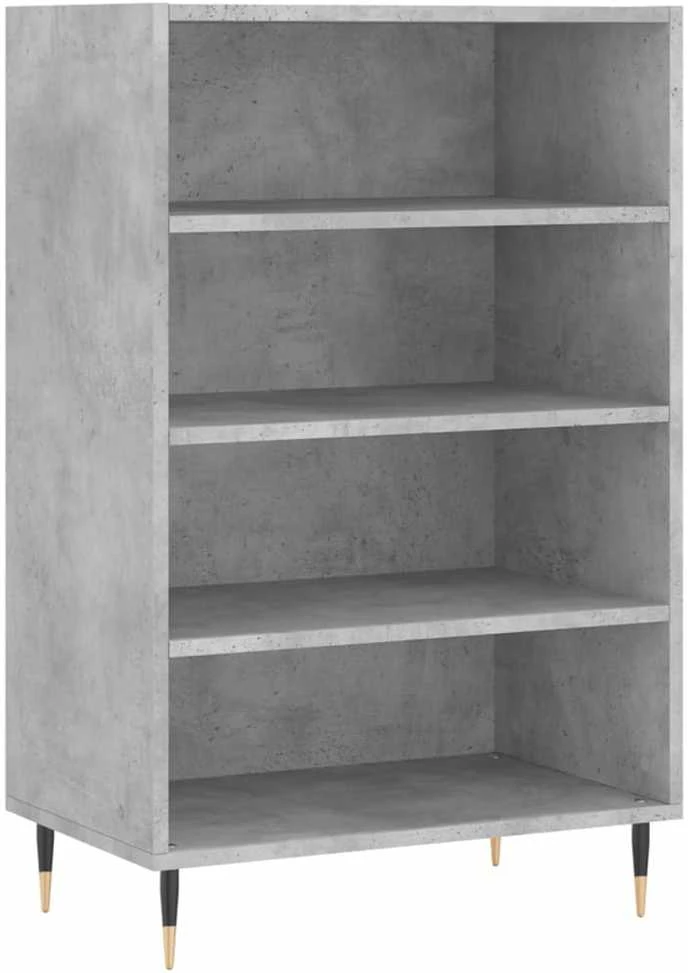 Komoda, betono pilkos spalvos, 57x35x90cm, apdirbta mediena