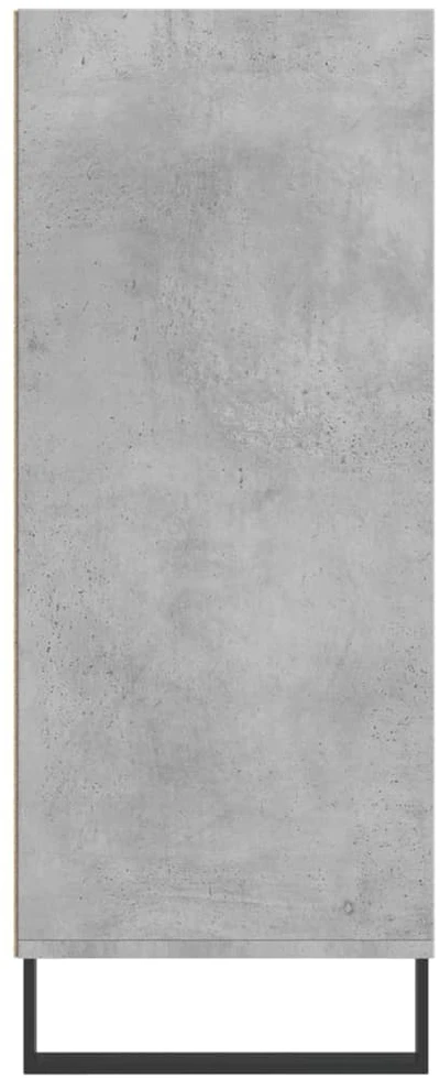 Komoda, betono pilkos spalvos, 57x35x90cm, apdirbta mediena