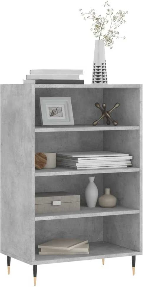Komoda, betono pilkos spalvos, 57x35x90cm, apdirbta mediena