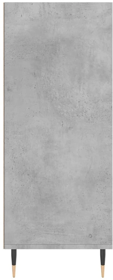 Komoda, betono pilkos spalvos, 57x35x90cm, apdirbta mediena