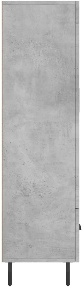 Komoda, betono pilkos spalvos, 69,5x31x115cm, apdirbta mediena