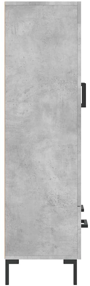Komoda, betono pilkos spalvos, 69,5x31x115cm, apdirbta mediena