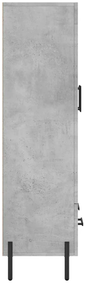 Komoda, betono pilkos spalvos, 69,5x31x115cm, apdirbta mediena
