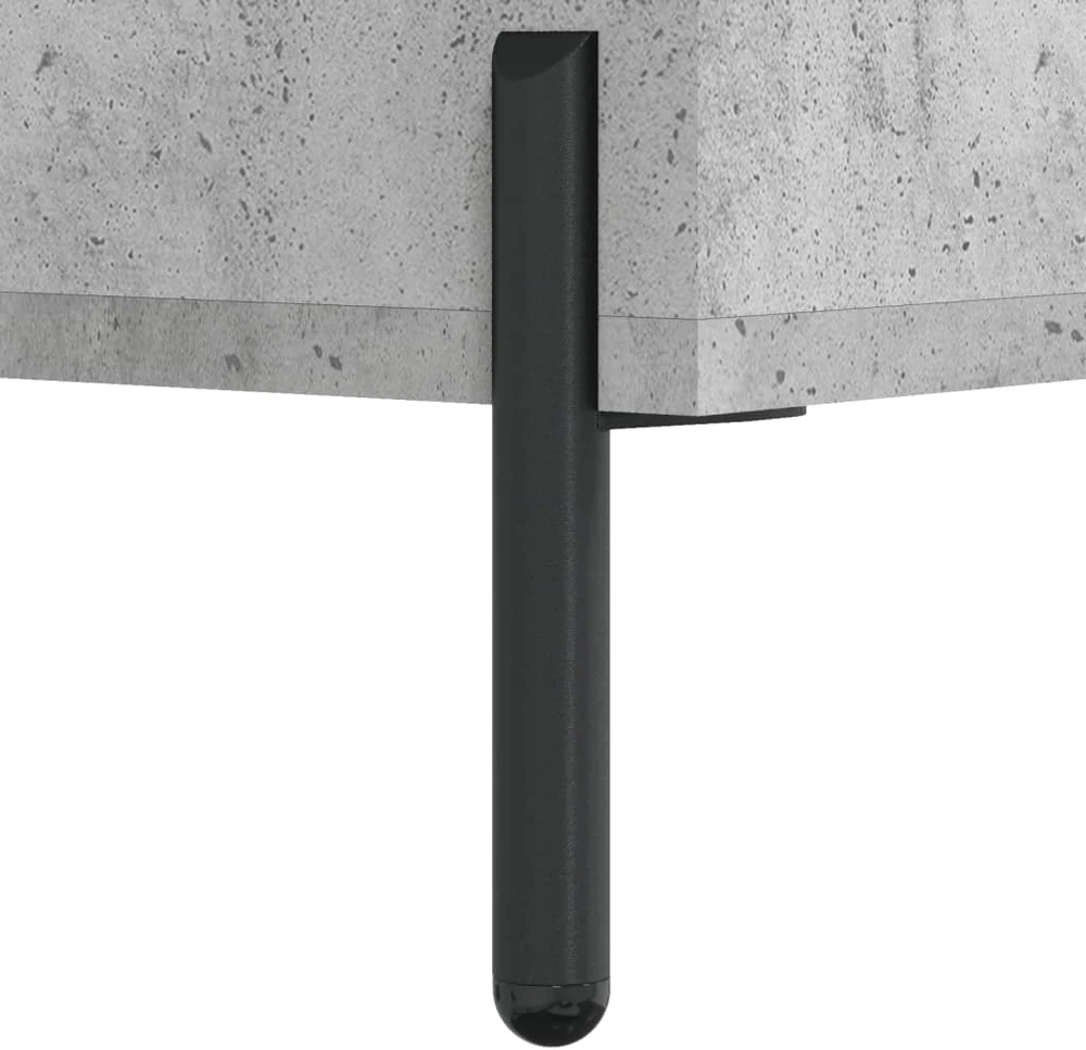 Komoda, betono pilkos spalvos, 69,5x31x115cm, apdirbta mediena