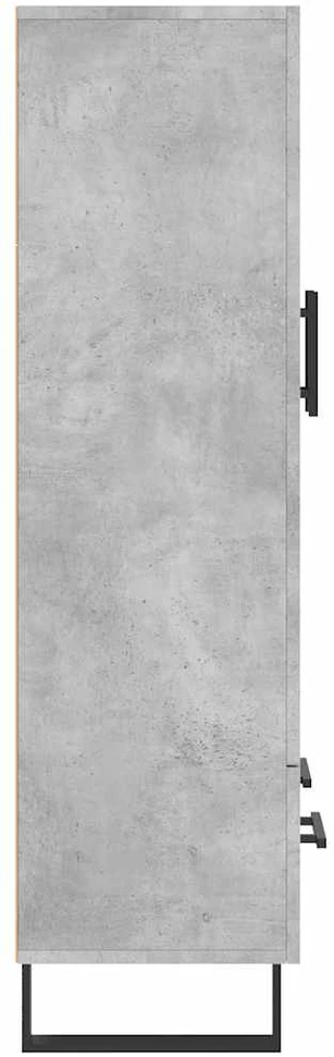 Komoda, betono pilkos spalvos, 69,5x31x115cm, apdirbta mediena