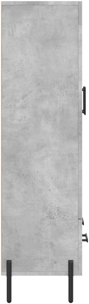 Komoda, betono pilkos spalvos, 69,5x31x115cm, apdirbta mediena