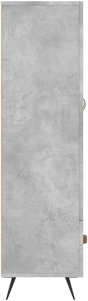 Komoda, betono pilkos spalvos, 69,5x31x115cm, apdirbta mediena