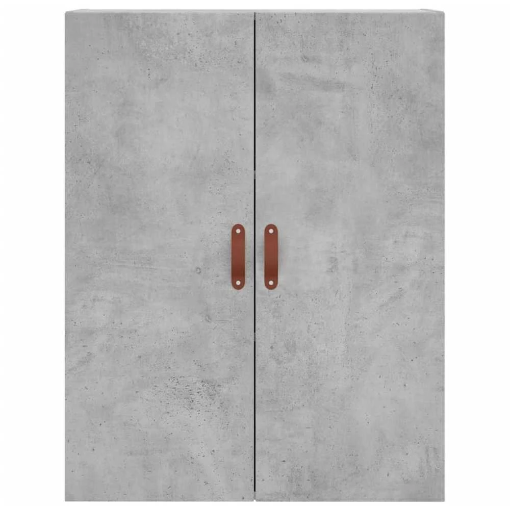 Komoda, betono pilkos spalvos, 69,5x34x180cm, apdirbta mediena