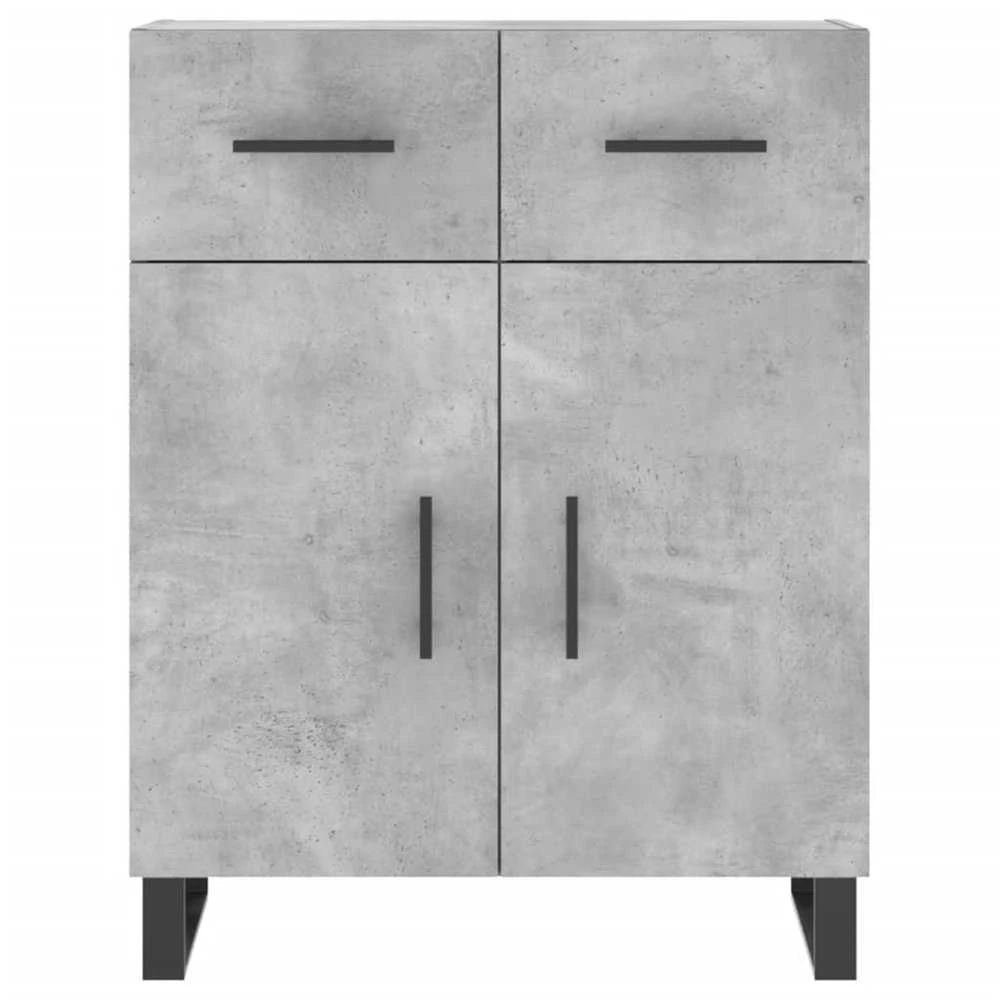 Komoda, betono pilkos spalvos, 69,5x34x180cm, apdirbta mediena