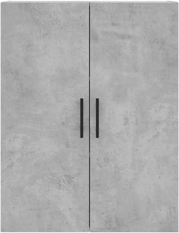 Komoda, betono pilkos spalvos, 69,5x34x180cm, apdirbta mediena