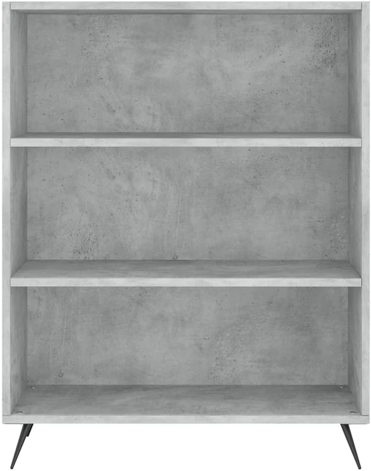 Komoda, betono pilkos spalvos, 69,5x34x180cm, apdirbta mediena