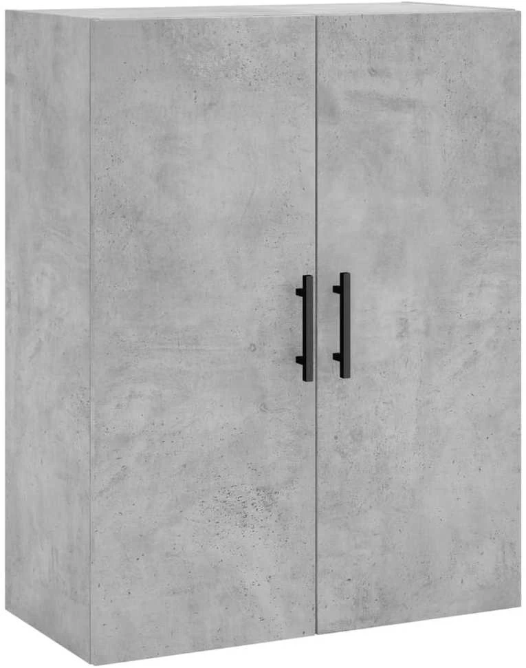 Komoda, betono pilkos spalvos, 69,5x34x180cm, apdirbta mediena