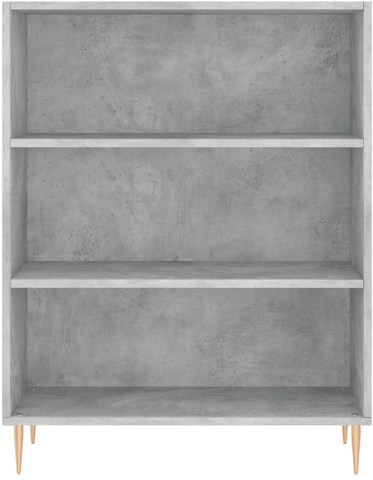 Komoda, betono pilkos spalvos, 69,5x34x180cm, apdirbta mediena