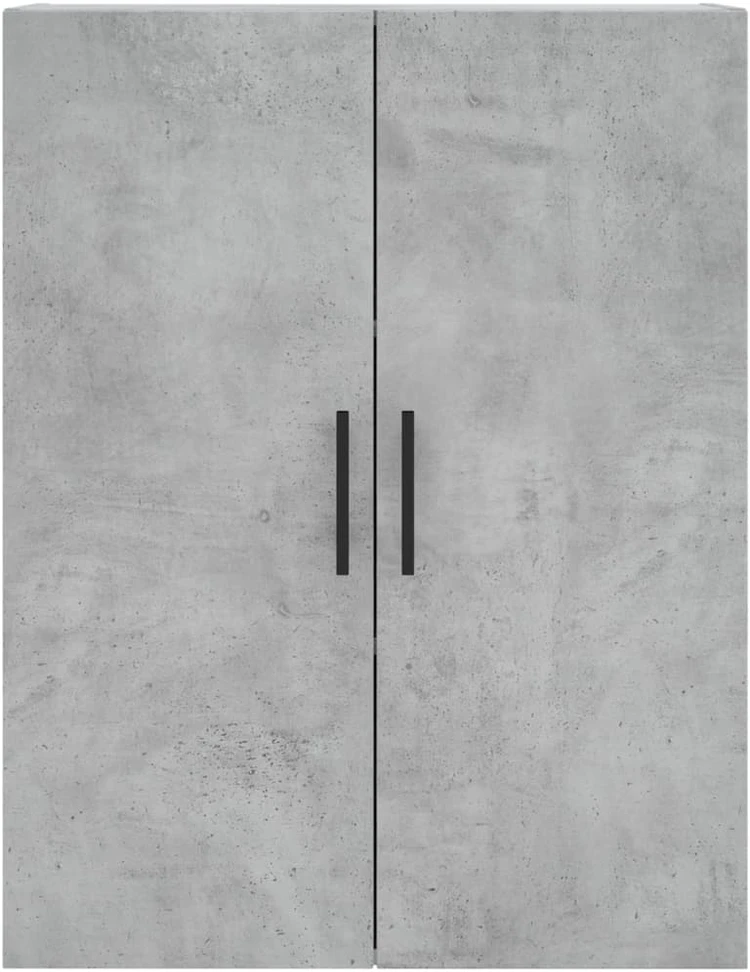 Komoda, betono pilkos spalvos, 69,5x34x180cm, apdirbta mediena
