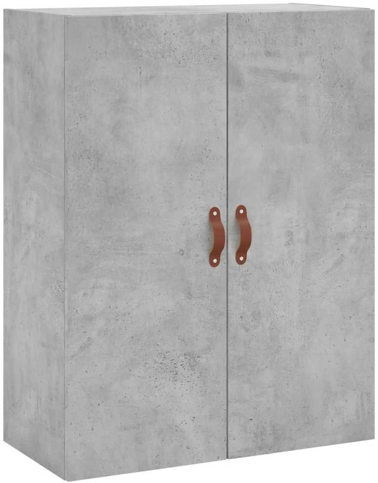 Komoda, betono pilkos spalvos, 69,5x34x180cm, apdirbta mediena