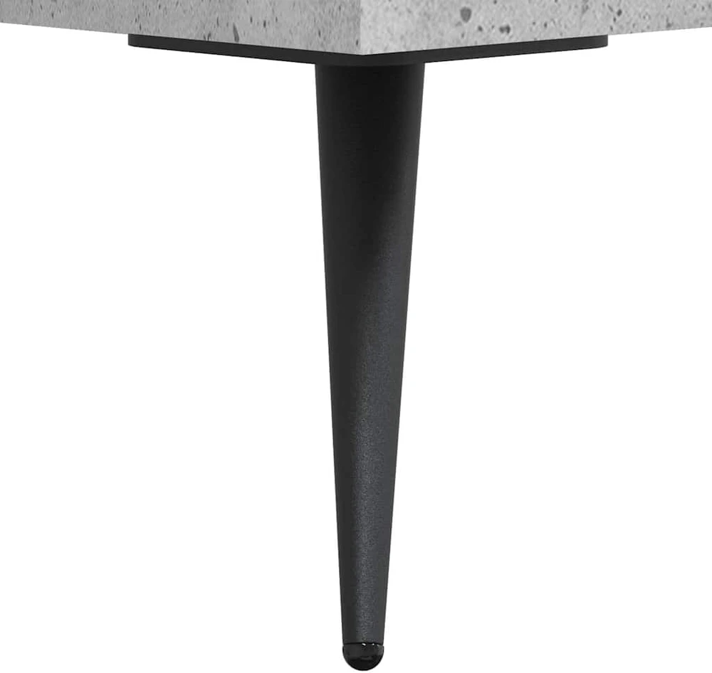 Komoda, betono pilkos spalvos, 69,5x34x180cm, apdirbta mediena