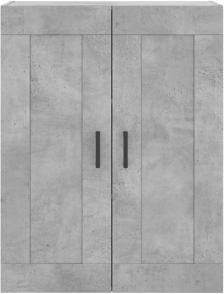 Komoda, betono pilkos spalvos, 69,5x34x180cm, apdirbta mediena