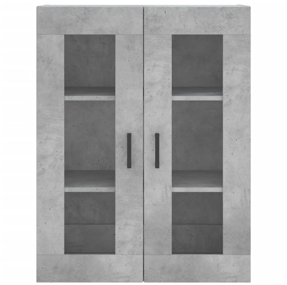 Komoda, betono pilkos spalvos, 69,5x34x180cm, apdirbta mediena