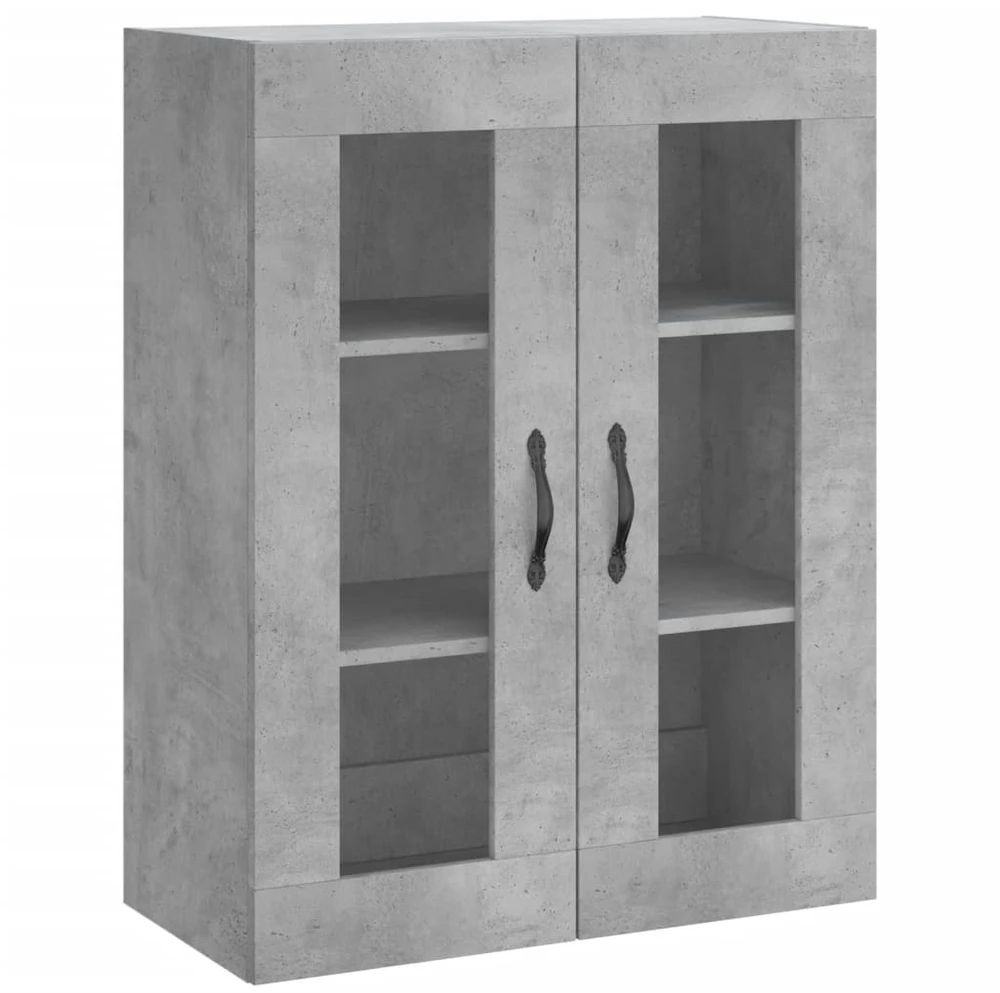Komoda, betono pilkos spalvos, 69,5x34x180cm, apdirbta mediena