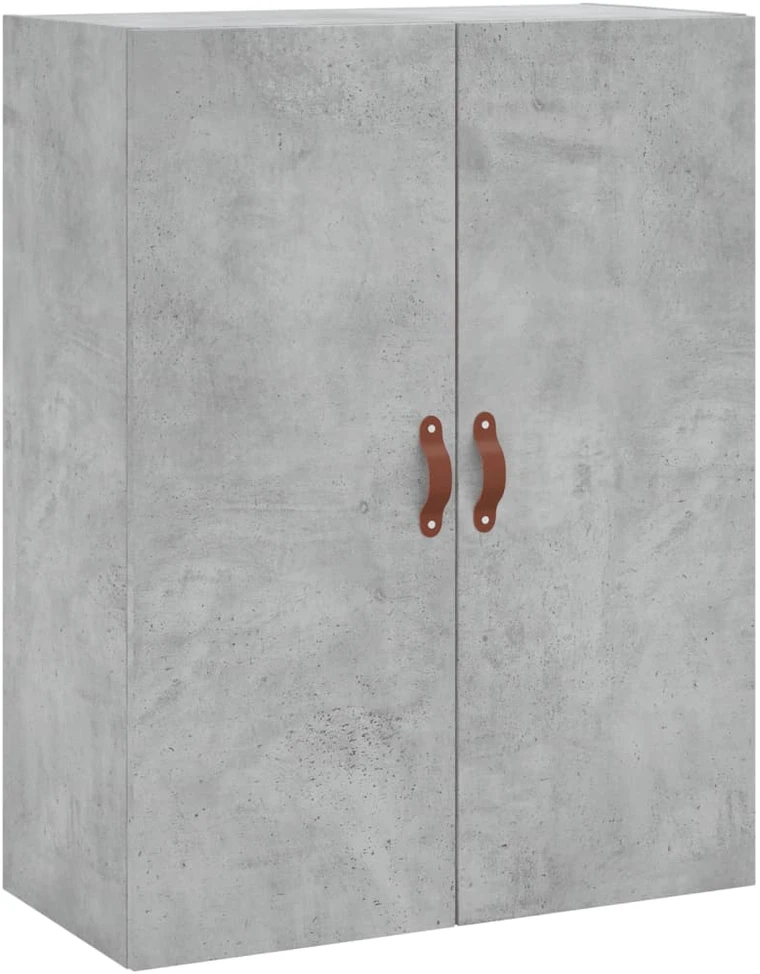 Komoda, betono pilkos spalvos, 69,5x34x180cm, apdirbta mediena