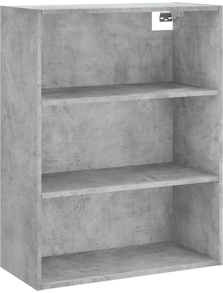 Komoda, betono pilkos spalvos, 69,5x34x180cm, apdirbta mediena