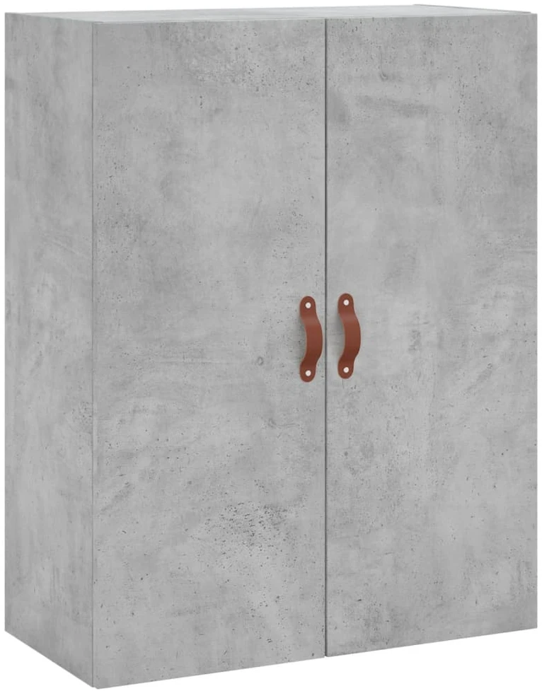 Komoda, betono pilkos spalvos, 69,5x34x180cm, apdirbta mediena