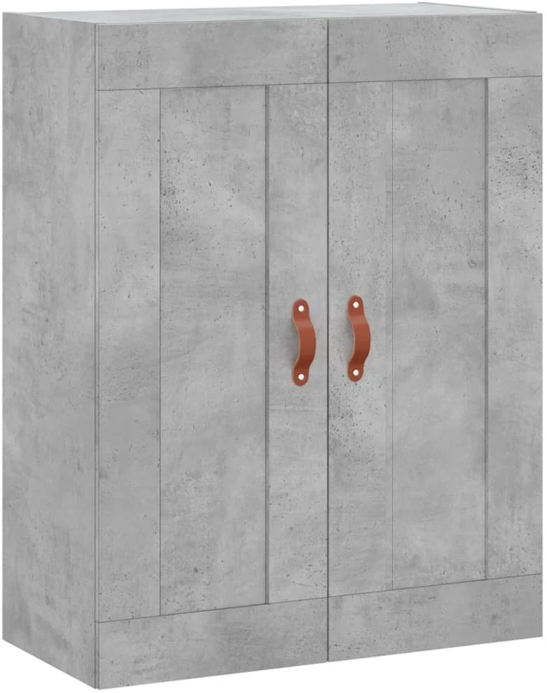 Komoda, betono pilkos spalvos, 69,5x34x180cm, apdirbta mediena