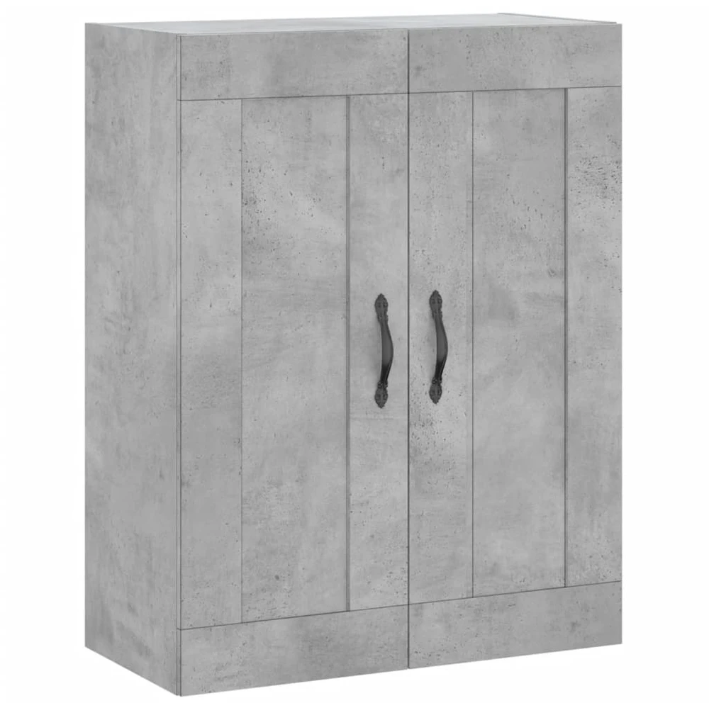 Komoda, betono pilkos spalvos, 69,5x34x180cm, apdirbta mediena