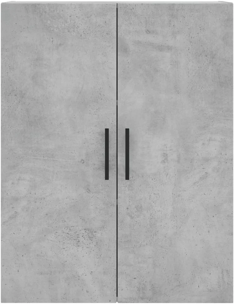 Komoda, betono pilkos spalvos, 69,5x34x180cm, apdirbta mediena