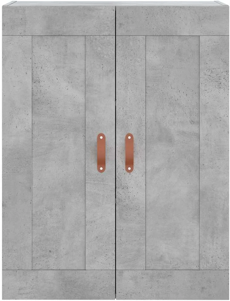 Komoda, betono pilkos spalvos, 69,5x34x180cm, apdirbta mediena