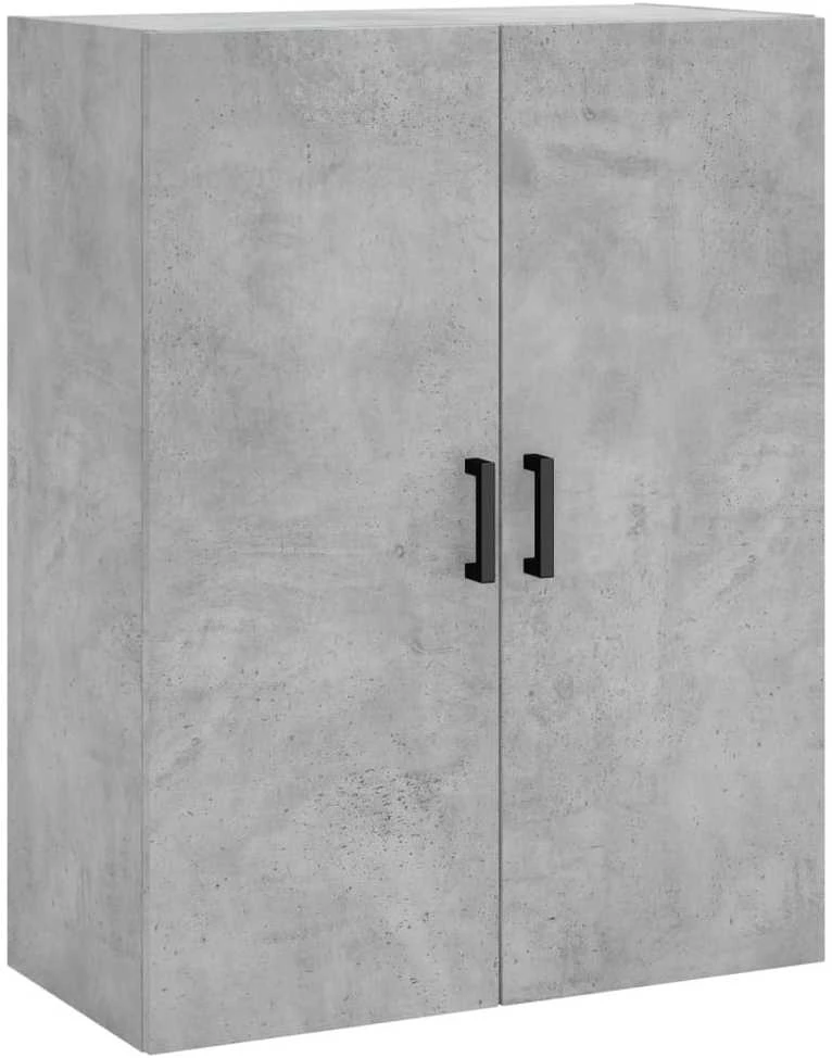Komoda, betono pilkos spalvos, 69,5x34x180cm, apdirbta mediena