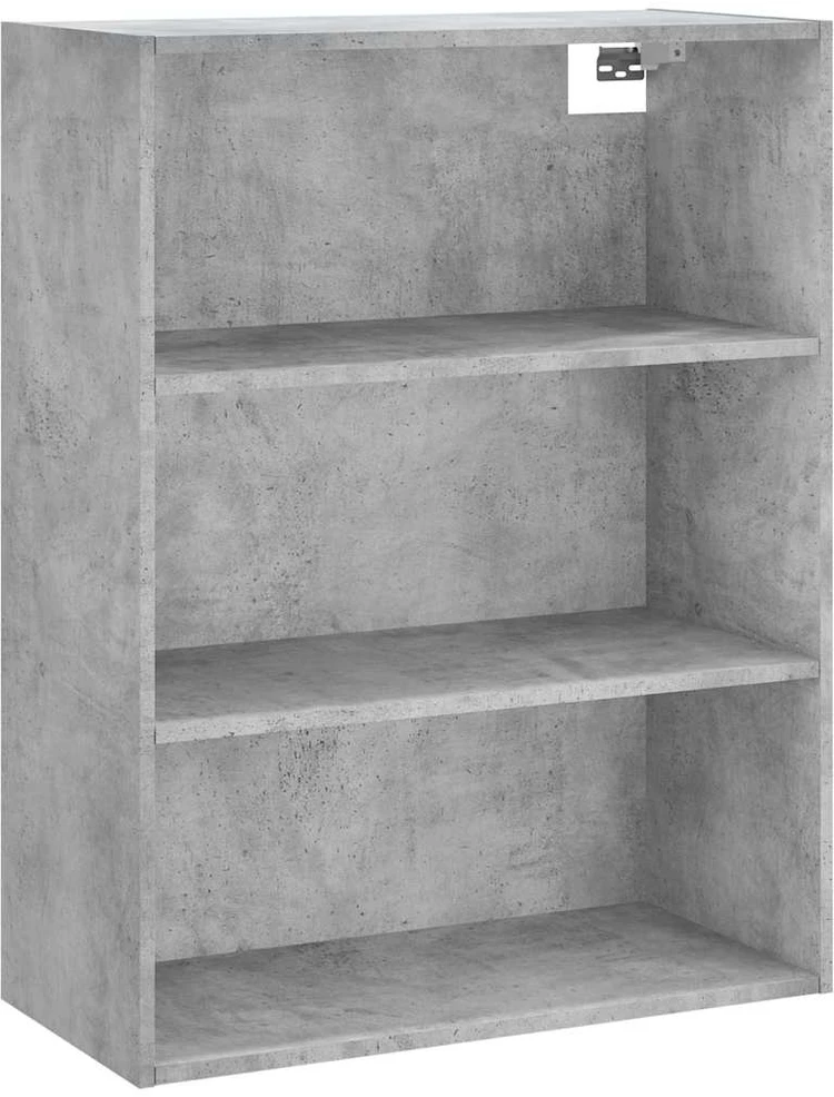 Komoda, betono pilkos spalvos, 69,5x34x180cm, apdirbta mediena