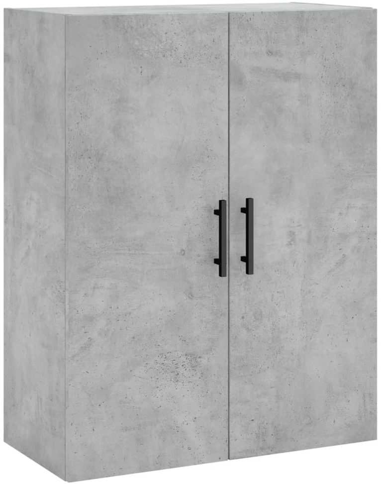 Komoda, betono pilkos spalvos, 69,5x34x180cm, apdirbta mediena