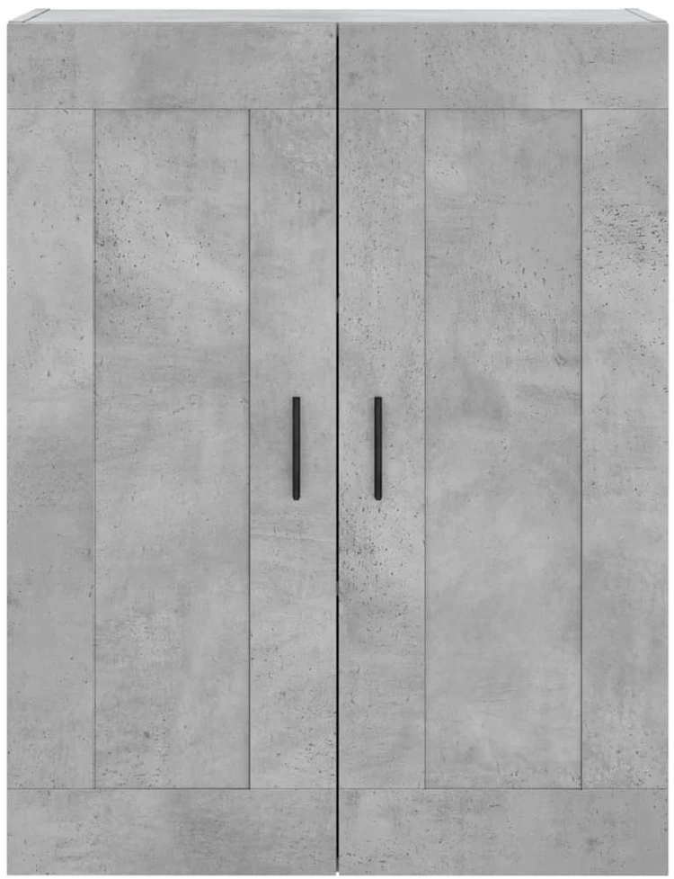 Komoda, betono pilkos spalvos, 69,5x34x180cm, apdirbta mediena
