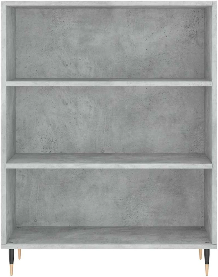Komoda, betono pilkos spalvos, 69,5x34x180cm, apdirbta mediena