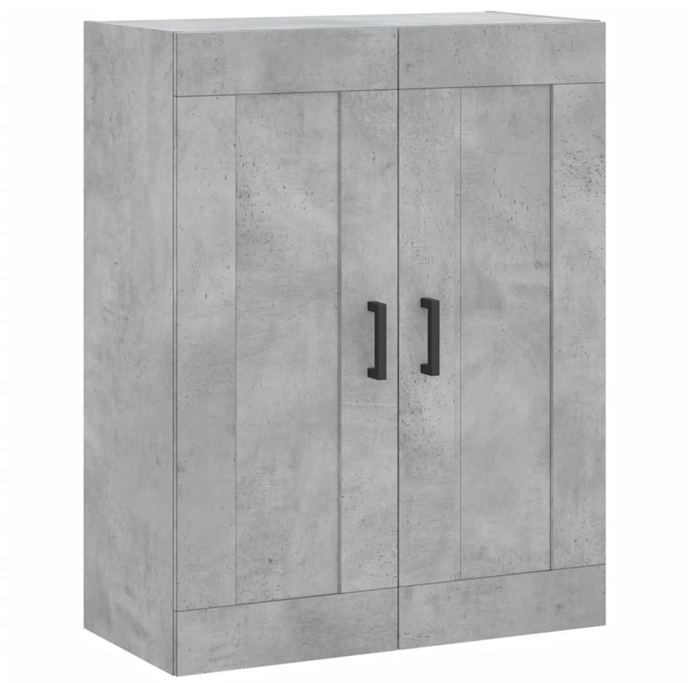 Komoda, betono pilkos spalvos, 69,5x34x180cm, apdirbta mediena